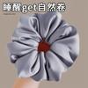 Scrunchie de Cetim de Luxo para Dormir – Elástico de Cabelo Grande e Macio para Coque, Rabo de Cavalo e Uso Noturno, Sem Marcas, Sem Quebra