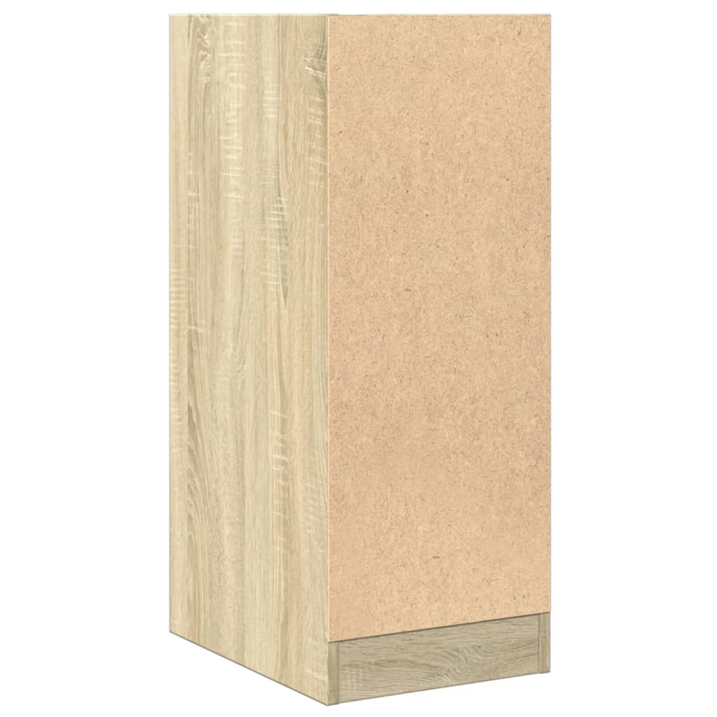 Apothecary Cabinet Sonoma Oak 30x41x77.5 Cm Engineered Wood