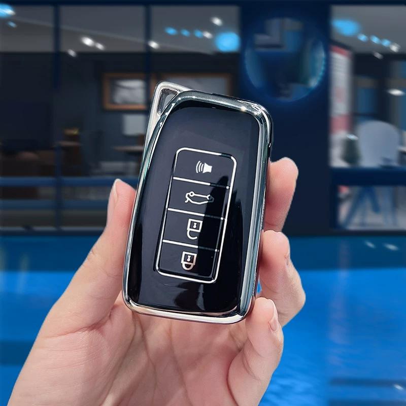 3/4 Buttons Tpu Auto Keyless For Lexus Nx 200 Nx300H Rx 350 450H Es 350 Es 300H Shell Fob Holder Car Key Case Cover Accessories
