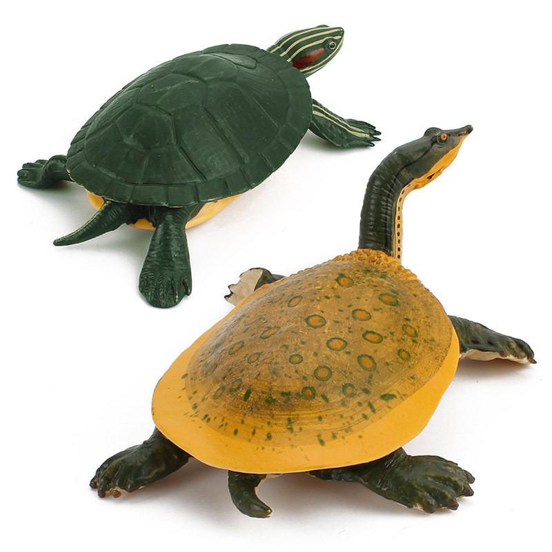 Realistic Pvc Turtle Figurine With Static Design For Aquarium Decor