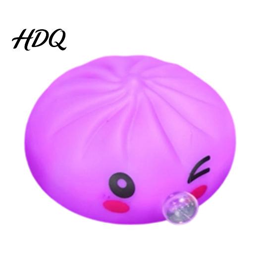Steamed Bun Squeeze Toy Cartoon Expression Bubble Dumpling Stress Relief Gadget Fidget Hand Relaxation Decompression Tool
