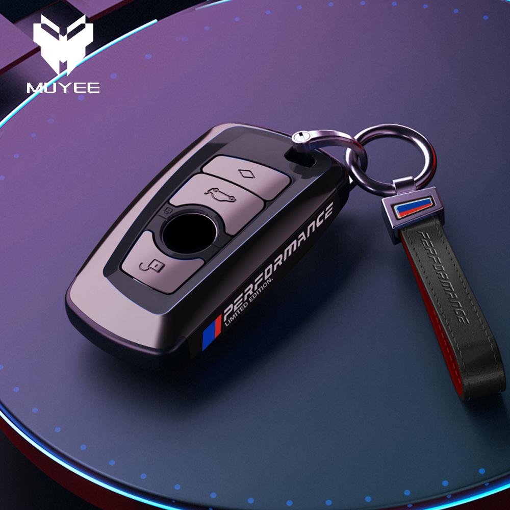 Car Remote Key Case Cover Holder Shell Bag Fob For BMW F20 F30 F31 F34 F10 F11 F25 I3 M3 M4 F15 F16 3 5 Series GT Accessories