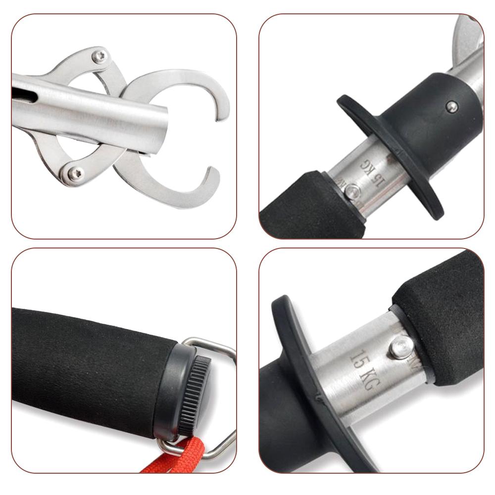 Kleště na rybí tlamu Váha na ryby Profesionální držák na ryby Nerezový úchop na rybí tlamu s nosností 15 kg 25 kg