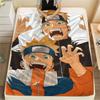 Naruto Uzumaki Pattern Flannel Blanket, High Quality Comfortable for All Seasons, Home Decor, Warmth and Comfort, Perfect for Gifts.