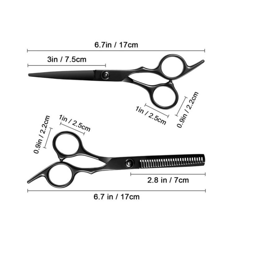Professional Barber Scissors 6.0 inch  Hairdressing Scissors Hair Cutting Thinning Shears Set