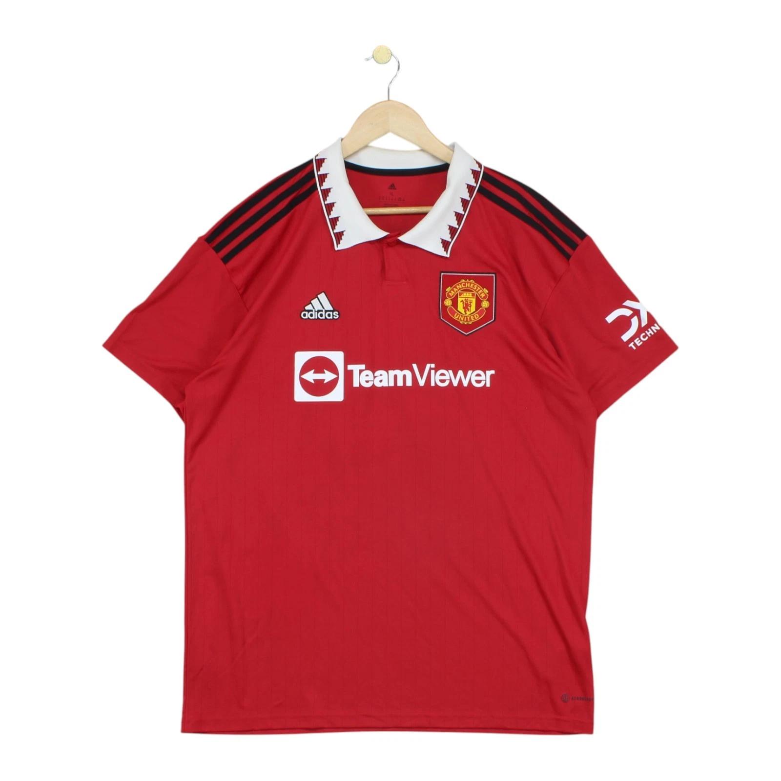 

Manchester United 2022-23 Football Shirt Mens Size XL Red #6 Martinez Home 2XL