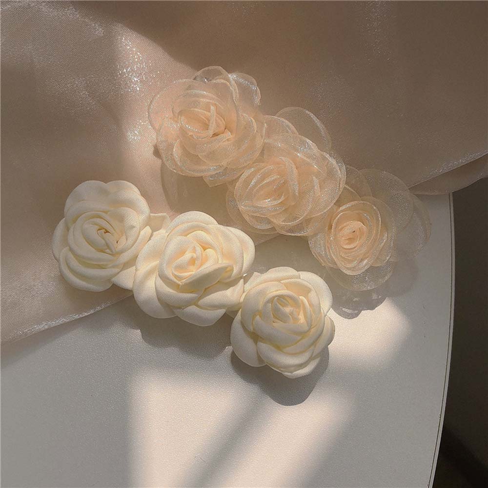 

Милая простая камелия корейские женские весенние заколки-цветы заколки для волос аксессуары для волос B