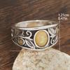 Bohemian Personalized Design Openwork Floral Geometric Ring Women'S Retro Ethnic Style Festival Jewelry Accessories