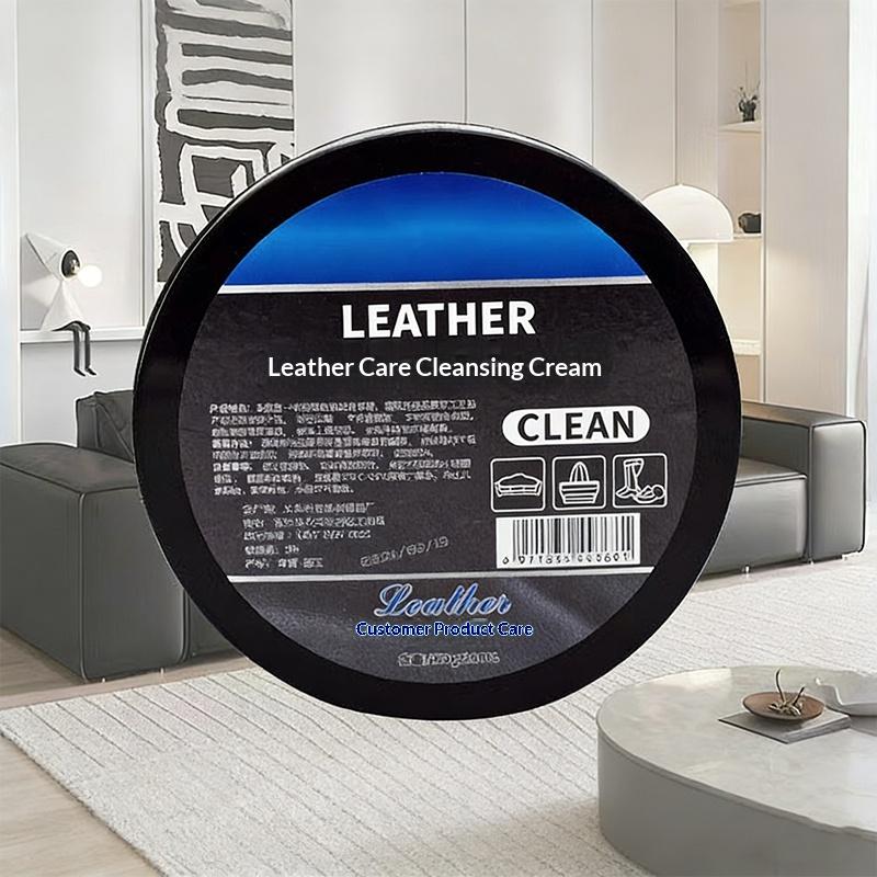 120G Household Leather Care Cleaner Leather Care Cream Maintenance Cream Sofa Shoe Descaling Decontamination Cleaning чёрный