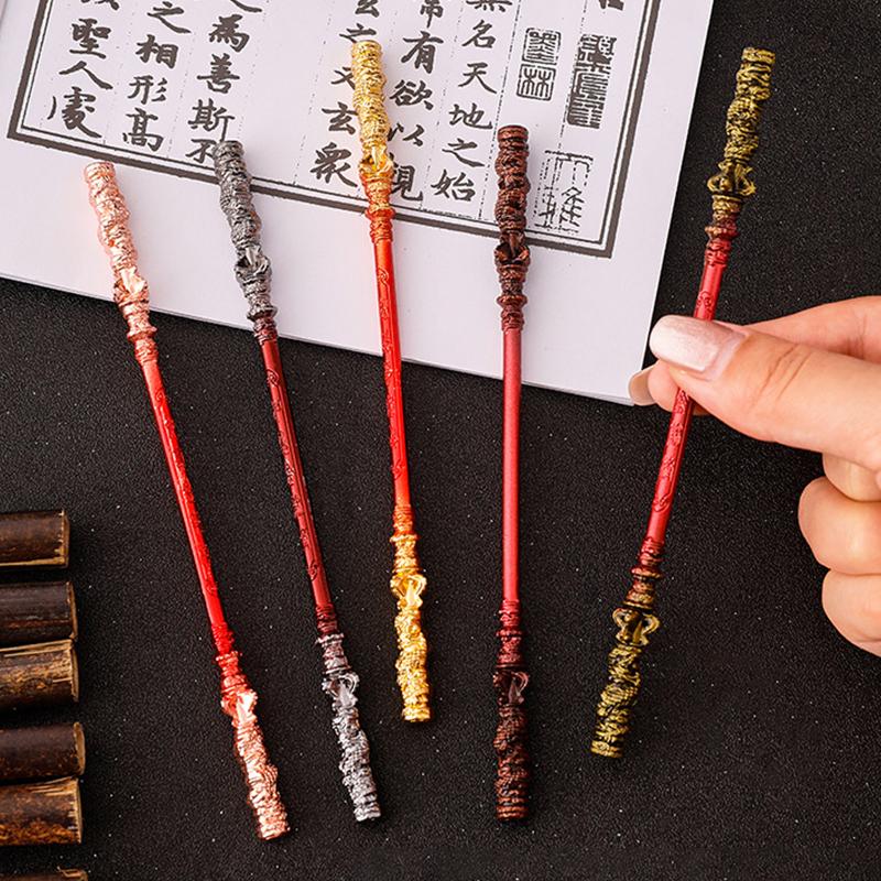 Modello Metallo Mini Bastone di Wukong Creativo Arma di Wukong Re Scimmia Piccolo Ornamento Artigianato Giocattoli per Bambini Periferiche Anime Regali
