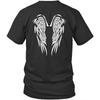 Printed On Back Wings On The Back Side Angel Unisex Shirt Gift