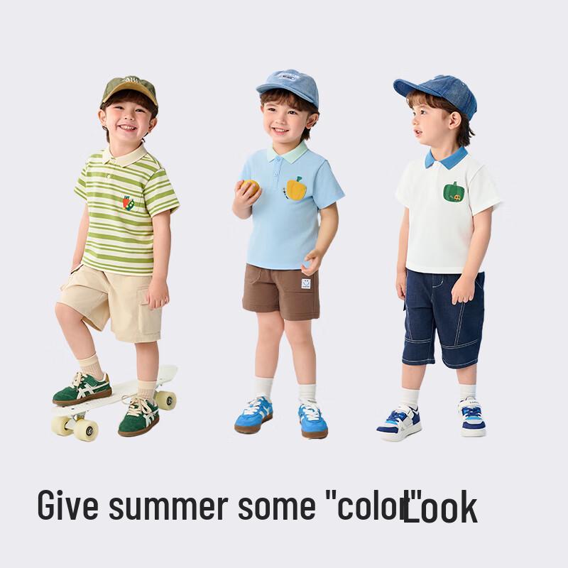 Balabala Boys  Short-Sleeve Polo Shirt 120