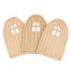 Dollhouse Miniature Furniture Desk Chair Bed Arched Door Model Diy Simulation Mini Park Bench Accessories Scene Toys