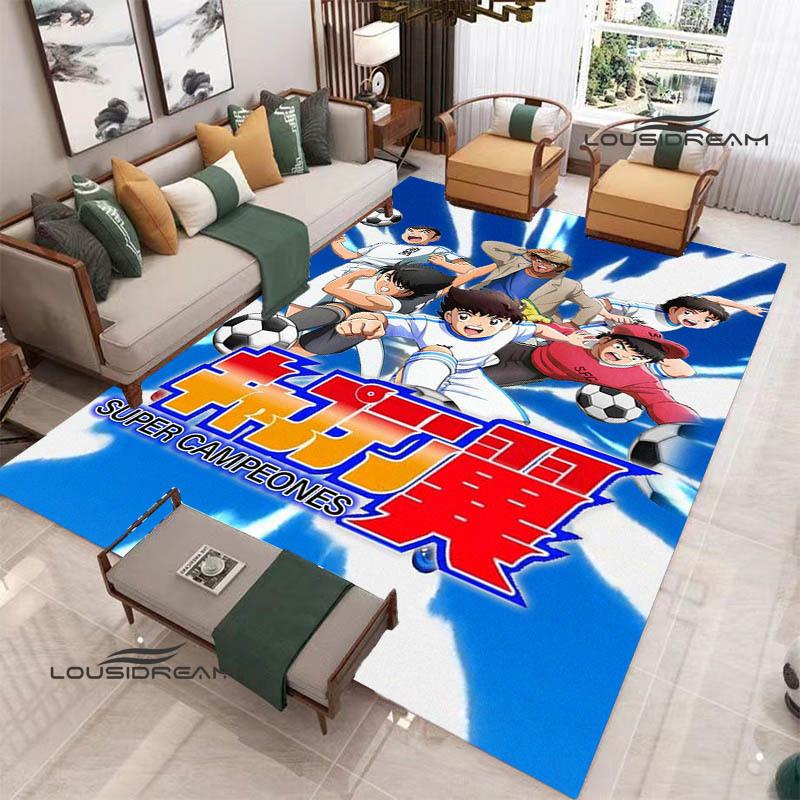 2026 Captain Tsubasa Cartoon Carpet Living Room Bedroom Carpet Balcony Bathroom Non-slip Door Mat Photography Props Birthday Gift