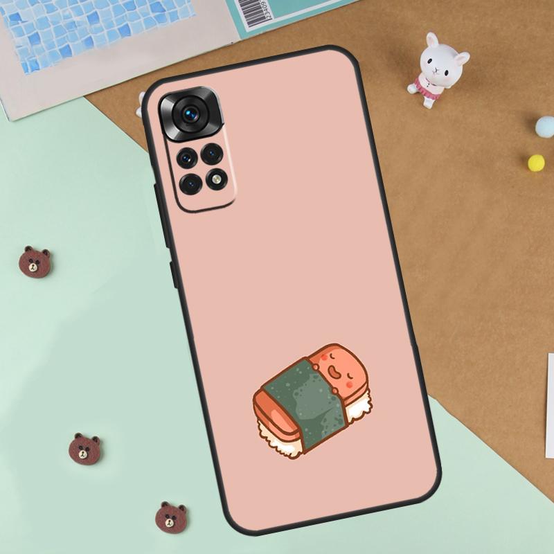 Essen Sushi Hülle Für Xiaomi Redmi Note 13 12 11 9 10 14 Pro 10S 11S 12S Hülle Für Redmi 13C 10C 12C 14C