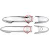 Compatible for Honda HRV HR-V 2016 2017 2018 2019 2020 Exterior Accessories Front Door Handle Cover Trim ABS Decor Scratch Protector Caps (Chrome
