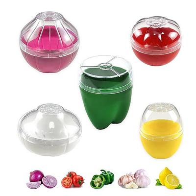 Vegetable Crisper Box Detailed Vegetable Fruit Shape Fruit Storage Container Home Kitchen Easy Twist Seal