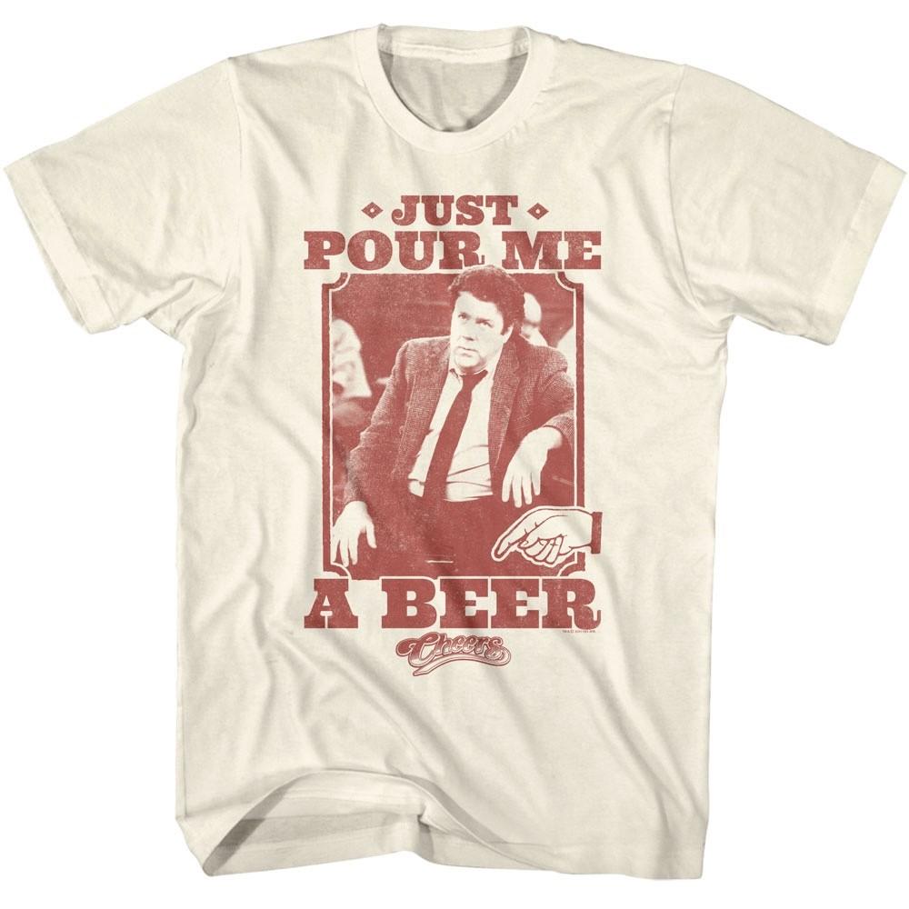 Cheers Just Pour Me a Beer Men T Shirt XXXL
