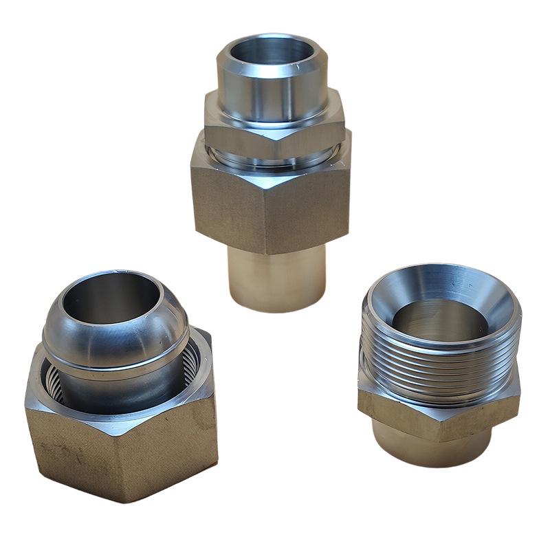 

304 Stainless Steel High-Pressure Swivel Male Thread Ball Head Welded Connector Flare Weld MALE M12*1.5