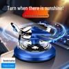 Solar Airplane Car Ornament: Aromatherapy Fighter and Perfume Decoration for Center Console