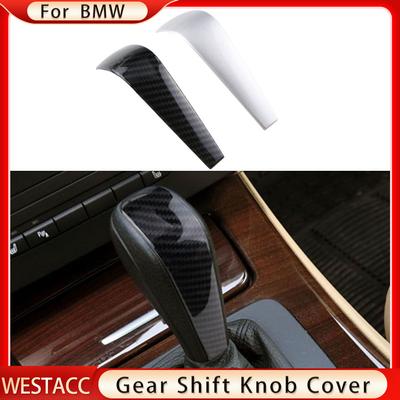 Auto Getriebe Kopf Schaltknauf Schutz Abdeckung Trim Dekoration Aufkleber für BMW X1 1 3 Serie E87 E90 E92 E93 2006 - 2011