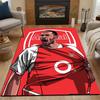 "Arsenal Icon Graphic Art" Patterned carpet, non slip mat suitable for living room and bedroom sofas