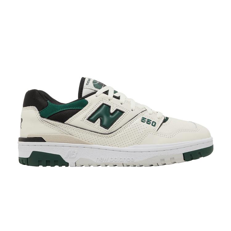 New Balance 550 Sea Salt Pine Green 36