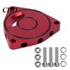 Precise Fit Turbo Valve Gasket BOV Plate for Honda Civic 2015-2021 1.5T, Embedded Rubber Turbocharger Aluminum Blow Off Replacement, Exhaust Seal High