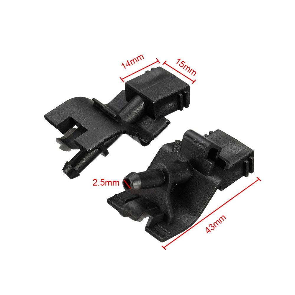 2Pcs Windshield Water Wiper Washer Nozzle Fit For Toyota Corolla Altis Camry