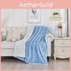 Polyester Plush Thick Fleece Blanket With Double Layer Warmth For Home Use Sleep
