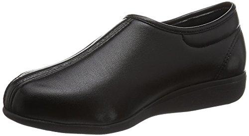 Kaiho Shugi Nursing Shoes (Single Foot, Right Foot) KHS-L011RT Black Smooth, Size 22.5cm, 3E