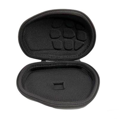 Tragbare Hartschalen-PU-Tasche Aufbewahrungstasche für 4 Mäuse für Reisen, Büro, Zuhause, Nur Tasche