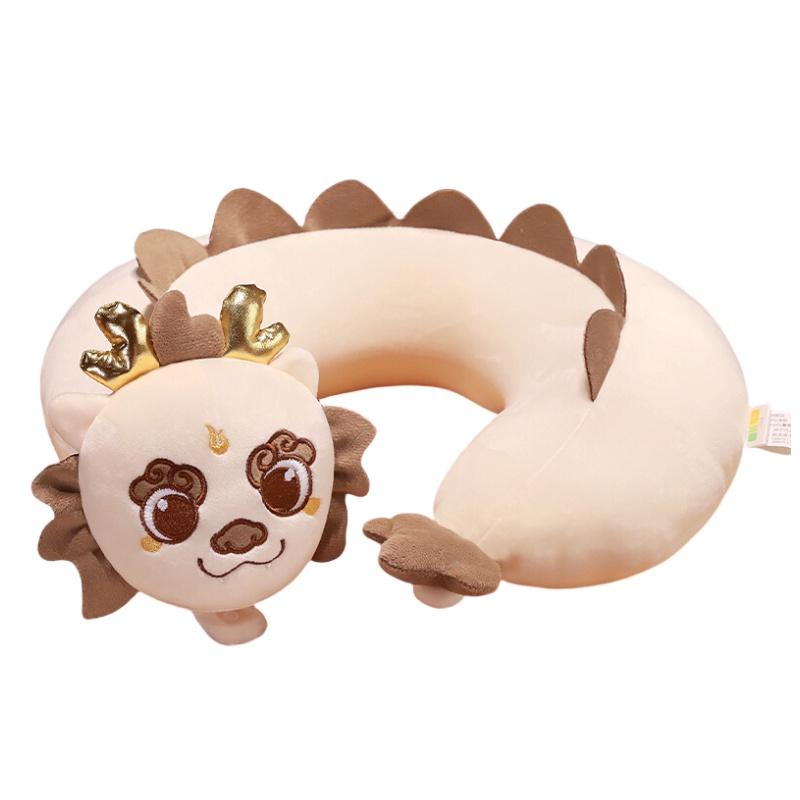 Wholesale Dragon Luck U-shaped Neck Pillow Ideal Gift For New Year And Festivals