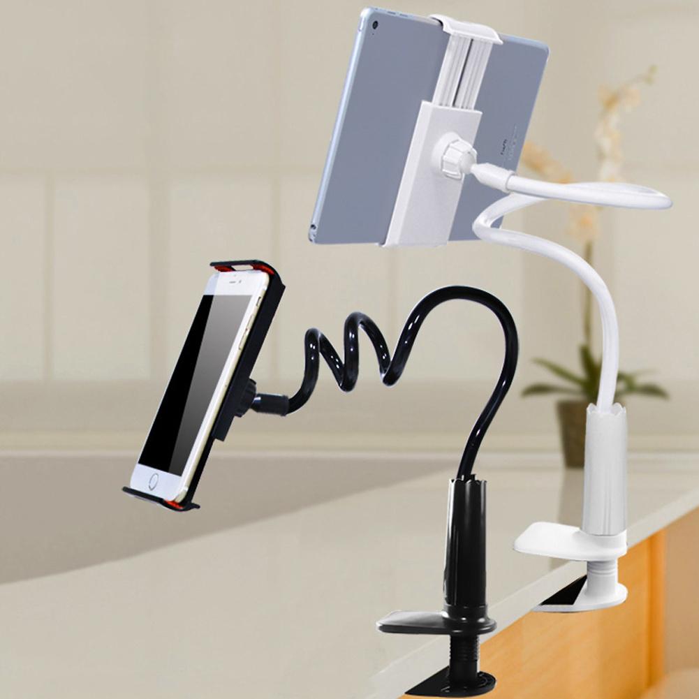 Tablet Cell Phone Bracket Lazy Bracket Adjustable Universal 360 Degree Rotation Flexible Long Arms Clip Mount Gooseneck Phones Stand