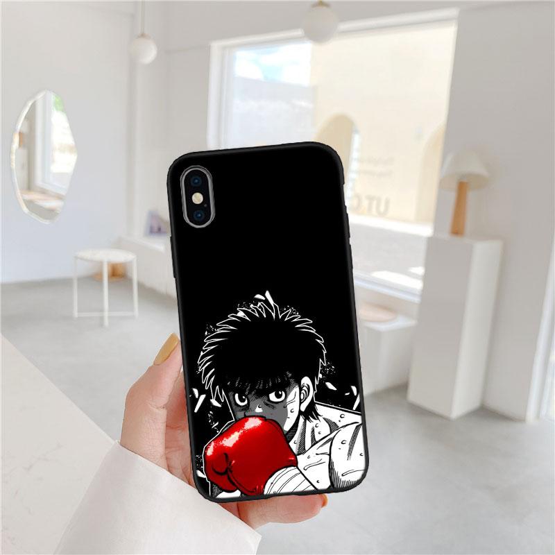 LO50 Hajime no Ippo Soft Shell Phone Case for iPhone 16 15 14 13 12 Pro Max Plus Mini