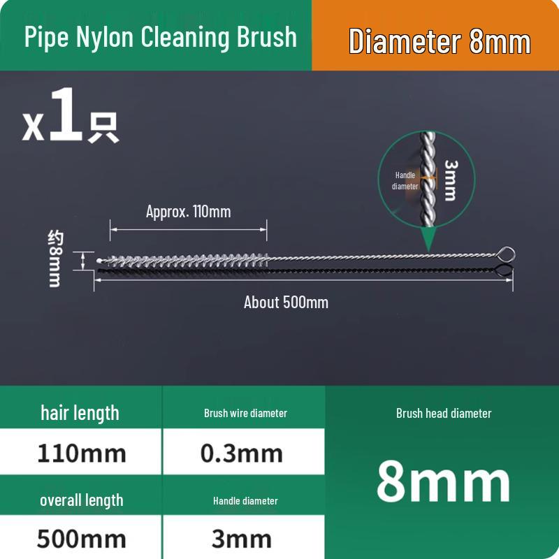 Nylon Extended Handle Pipe Cleaning Brush