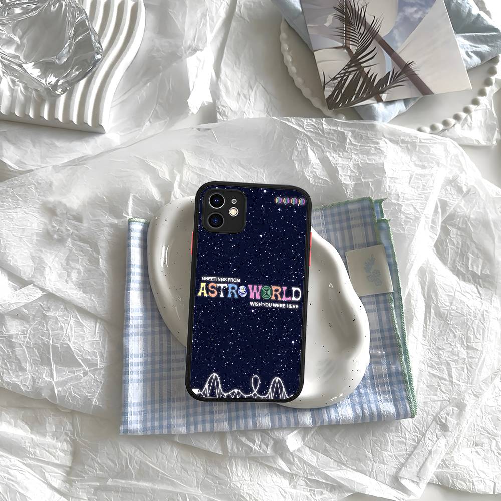 

Чехол для телефона T-Travis S-ScottS Astroworld Матовый Прозрачный Для IPhone Case 16 15 14 13 12 11 Pro Max X XS Max Plus iphone 12