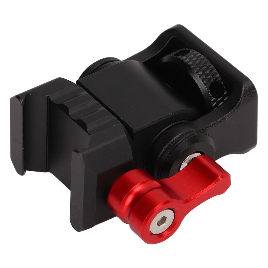 Universal 1 4in Thread Field Monitor Mount Holder with Quick Release for NATO Rail Clamp 360 Degree Rotation and 180