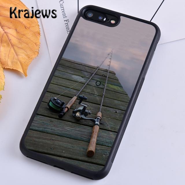 Krajews CAÑAS DE PESCA DE CARPA Funda Suave para Teléfono Para iPhone 17 Air 16 15 14 plus 11 12 13 pro max coque Carcasa Fundas