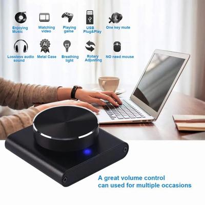 USB ovladač hlasitosti Bezztrátový PC Reproduktor Přenosný počítač Ovladač hlasitosti Knoflík Nastavovací funkce Digitální ovládání pro Windows pro MAC OS