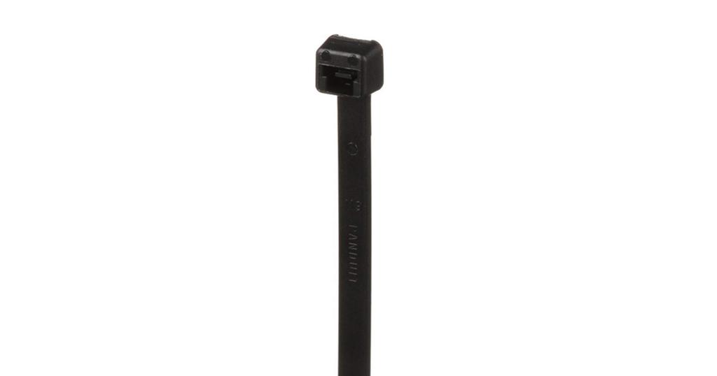 Panduit Pan-Ty PLT Series Weatherproof Cable Ties, Black, TAA Compliant, ARNEPLT4S-C0