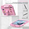 For Samsung Galaxy Tab S10 FE+ Case Kids Cartoon Patterns Hand Grip Kickstand Tablet EVA Cover