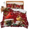 Roter Kardinal Bettbezug-Set Für Kinder Teenager Queen King Leichte Tagesdecke Tier Muster Bettwäsche-Set Schlafzimmer Dekor Ohne Bettdecke