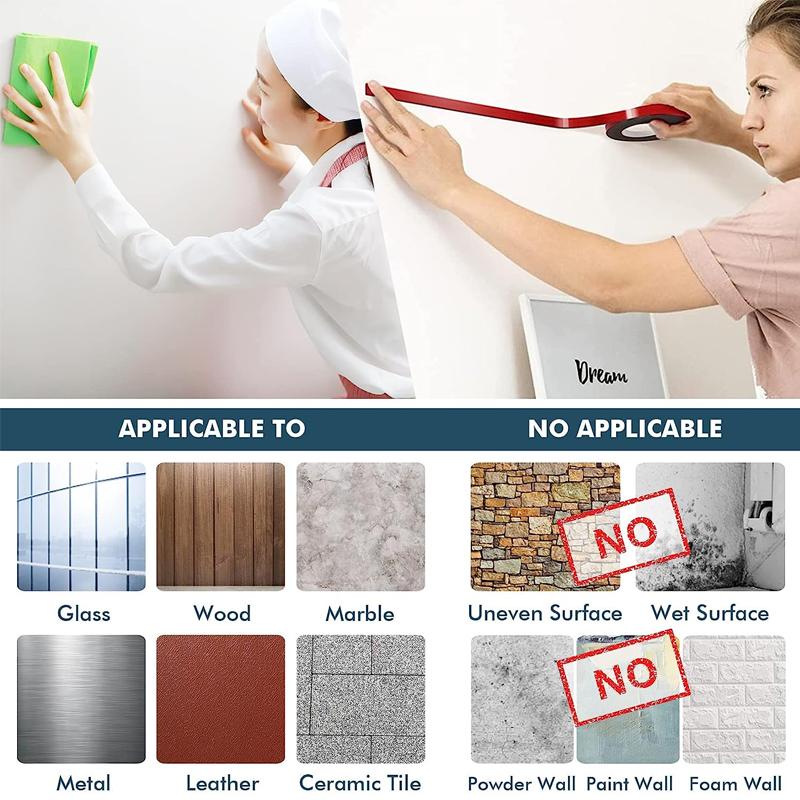 High Temperature Resistant Doublesided Tape Heavy Duty Waterproof Mounting Foam Tape For Car Wall LED Strip Light Home Office