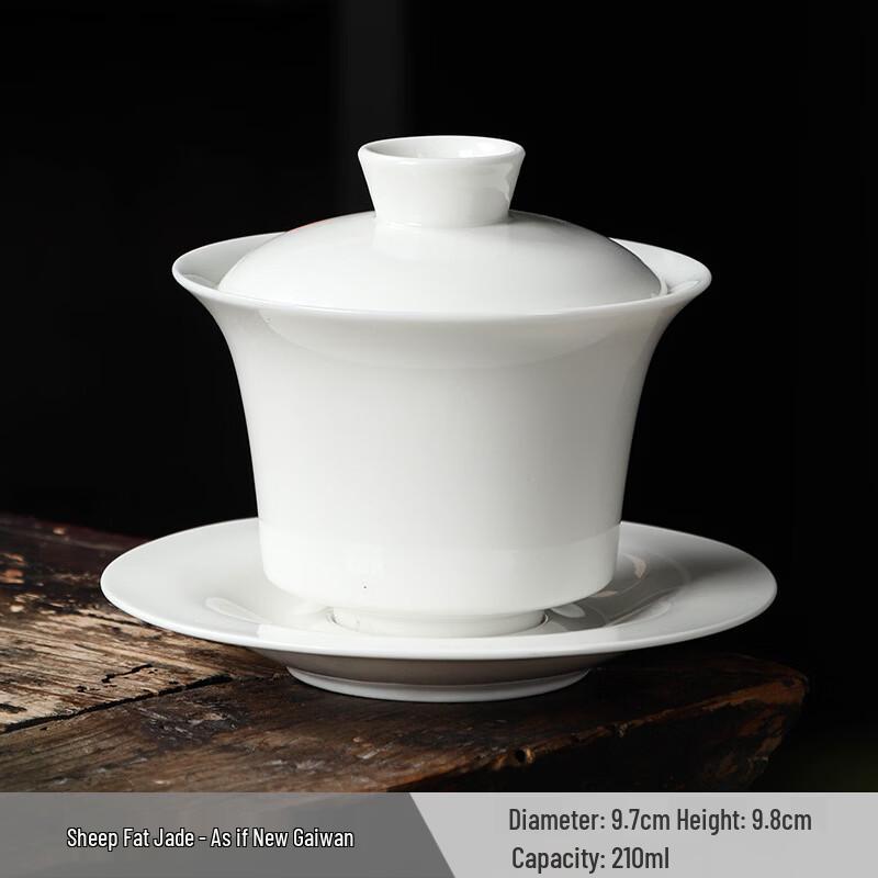 

Shuogang Tiangong Mutton Fat Jade Porcelain Tea Set