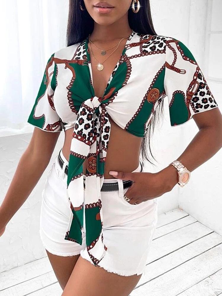 Camisa de Mujer de Solapa Europea y Americana de Manga Larga - Estilo Primavera/Otoño