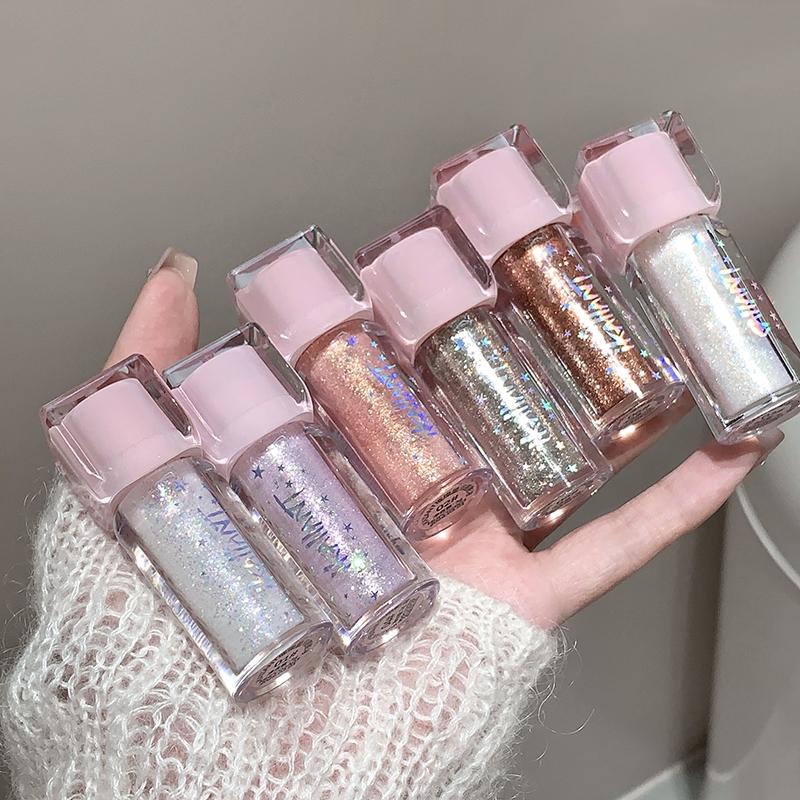Sparkling Eyeshadow Liquid Pearlescent Fine Shimmer Delicate Highlight Brightens Eyeshadow Makeup