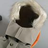 Boys Autumn and Winter Hooded Fur Collar with Plush Thick Coat for Warmth Insulation and Windproof