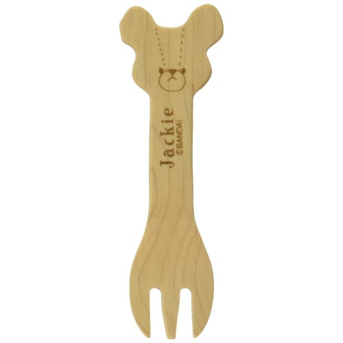 

The Bears School Maple Wooden Fork, Beige, 780648