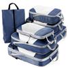 Travel Compression Storage Bag Set: 7-Piece Dustproof Organizer for Clothing & Suitcases